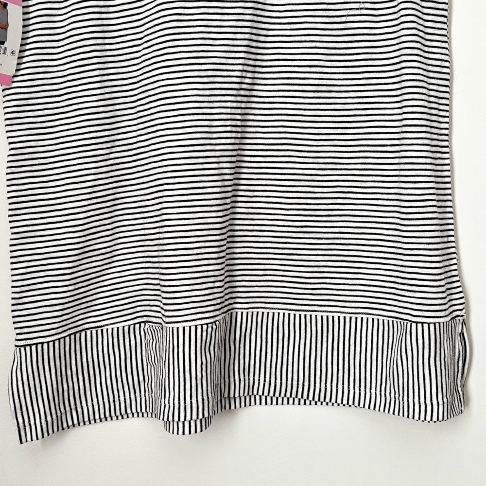 Lands’End Classic Neutral Black White Sleeveless Tank Top Size Small NEW D158 - Picture 12 of 12